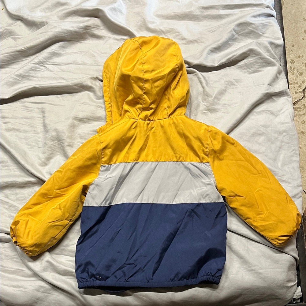 Toddler Colorblock Lined Hooded Jacket - Picture 4 of 4